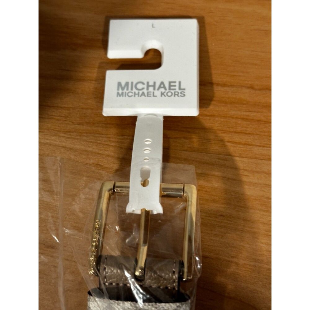 Michael Kors Women's Triple Loops Studded Belt Large NWT - Picture 5 of 8